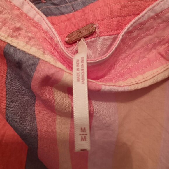 NWT Free People Primavera Stripe Midi Dress Size L & M - Picture 9 of 10